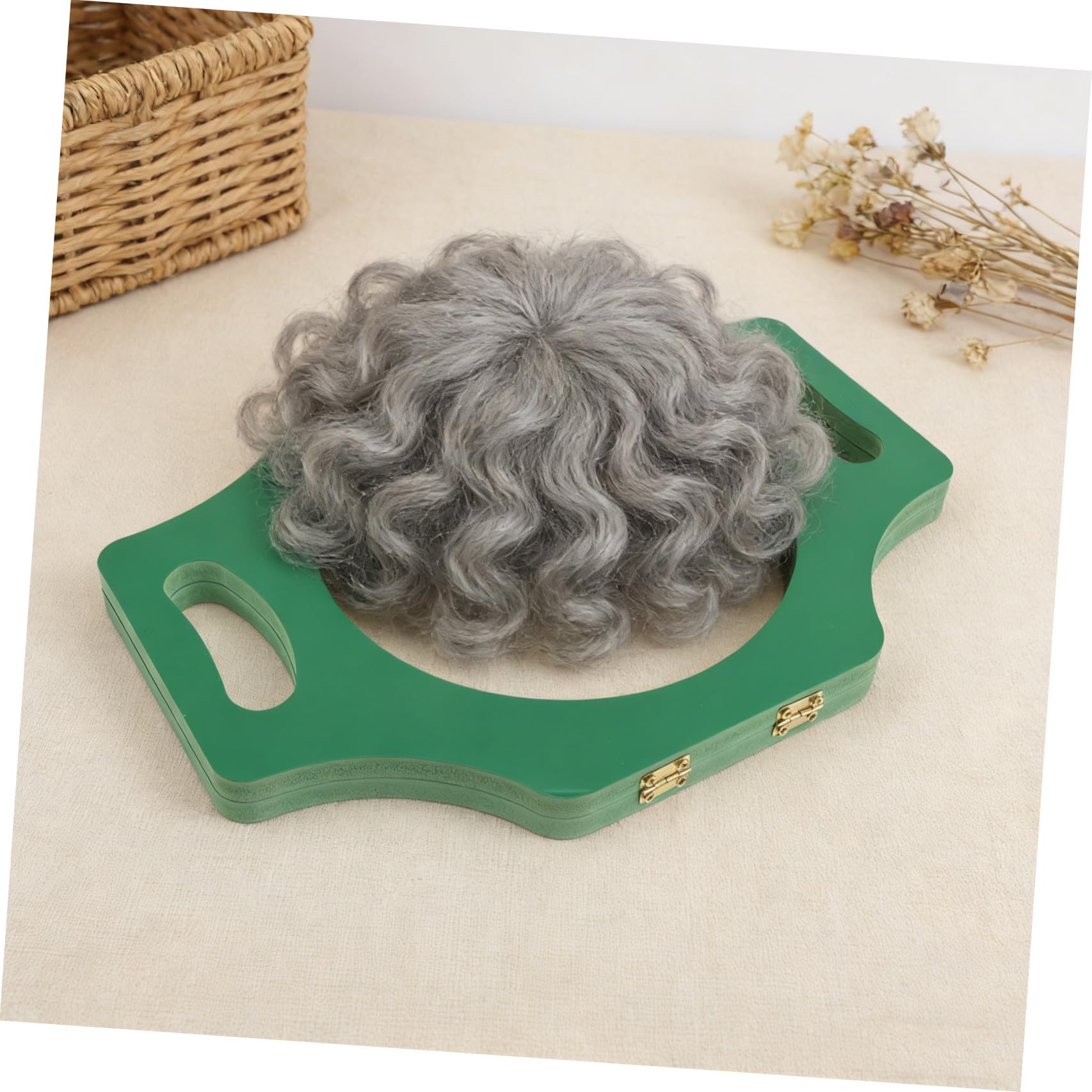 Strumento per Realizzare Modelli Cranici per Parrucche in Plastica Verde, Facile da Mantenere, Comfort Migliorato, per Sostituzione Chioma Fai-da-te e Acconciature