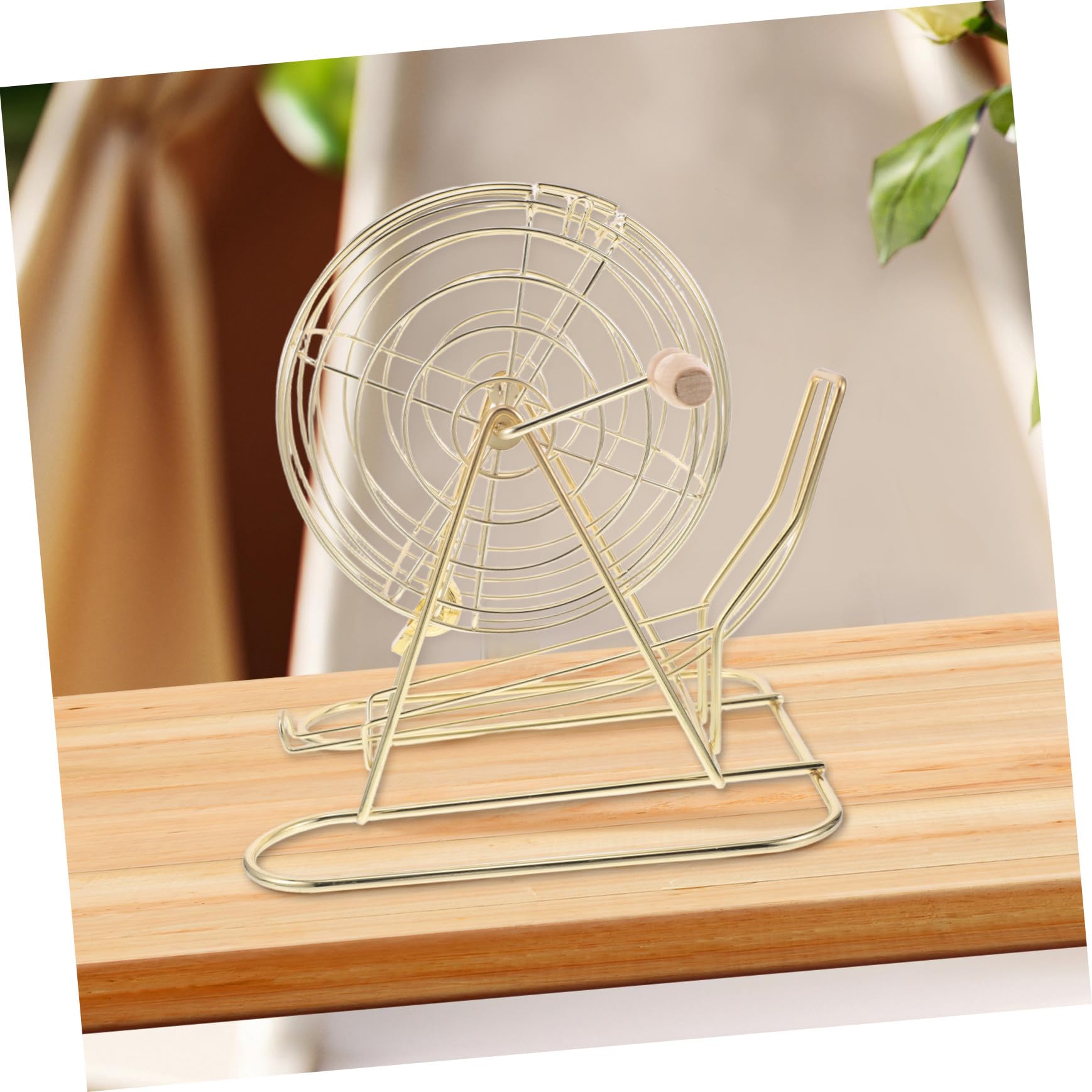 FRCOLOR Bolas Plegable para Madera Jaula Niños de Bingo y Hierro Equipo Portátil para Juegos de Mesa en Escuelas Hogares
