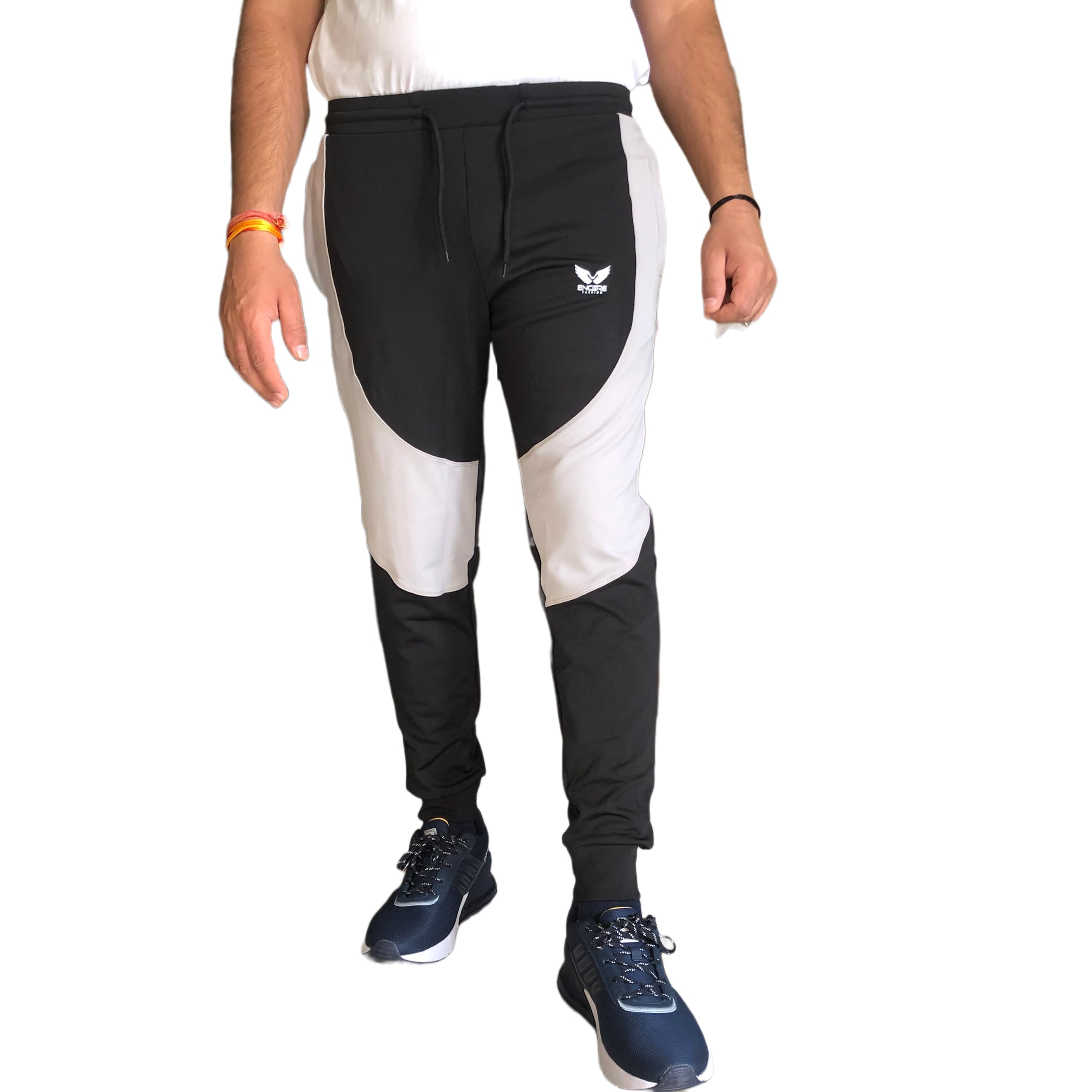 Regular Fit Stretchable Pants Men Gym Wear Yoga Side Pockets Joggers for Boys Gym wear Lower Track Pant Fully Lycra Athletic Loose Fit Type Solid Casual Wear Trackpants