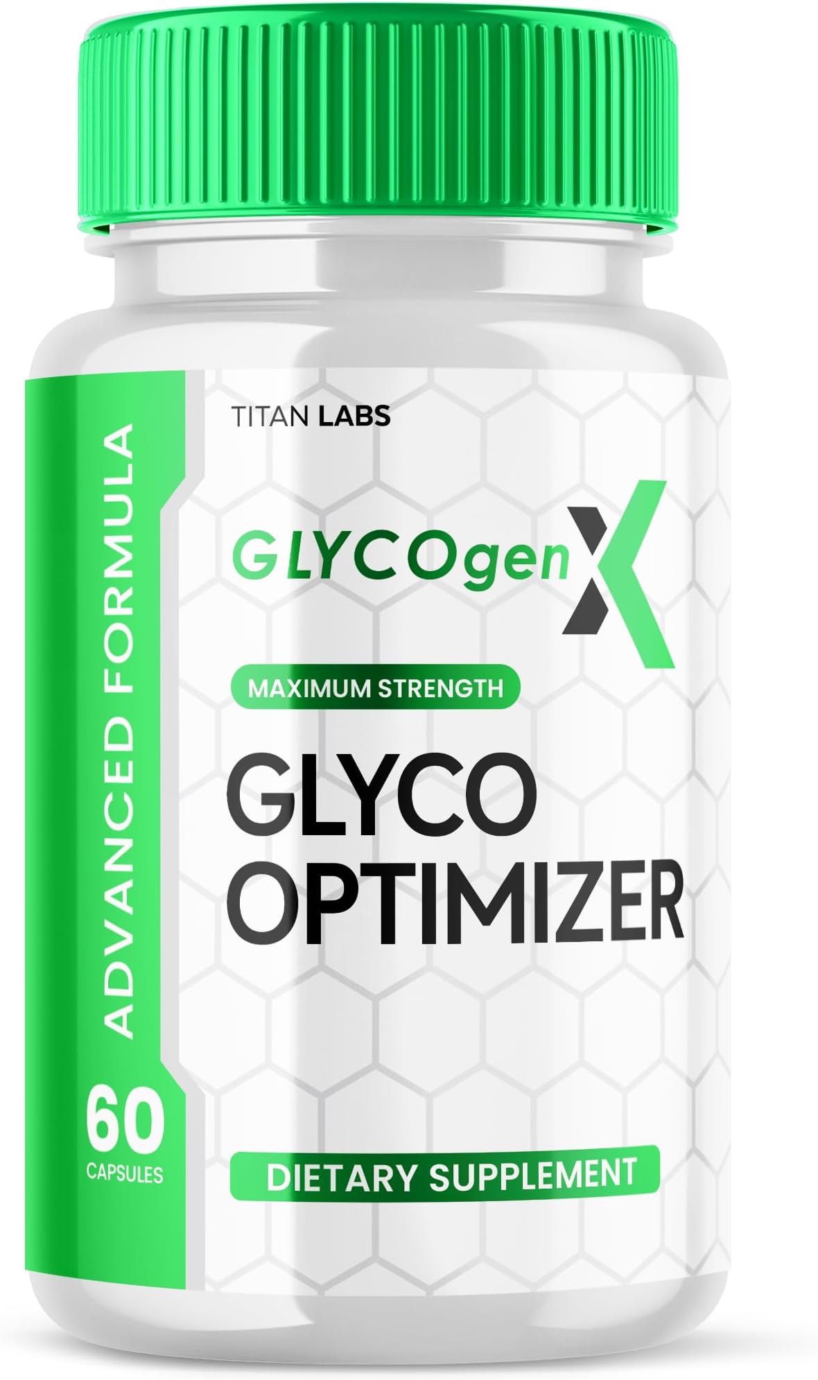 Glycogen X Glyco Optimizer Capsules, Glyco Gen X Glyco Optimizer Advanced Formula Supplement, Glycogen X Glyco Optimizer Vitamin Capsules All Natural Support Maximum Strength (60 Capsules)
