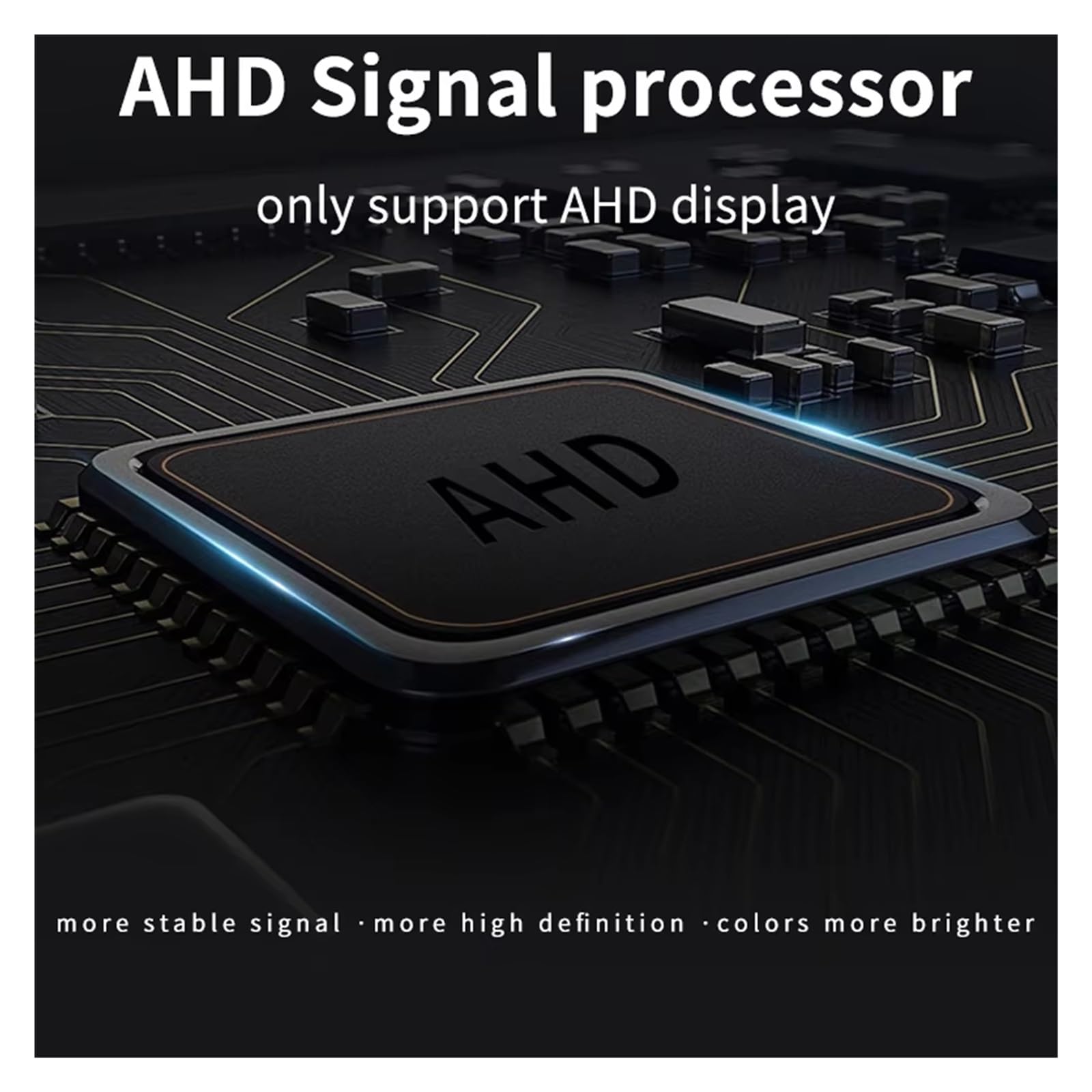 Cámara Visión Trasera Coche Monitor Coche AHD 5 Pulgadas 1920 * 1080P Cámara Visión Trasera Vehículo Nocturna Plegable Alta Definición Marcha Atrás
