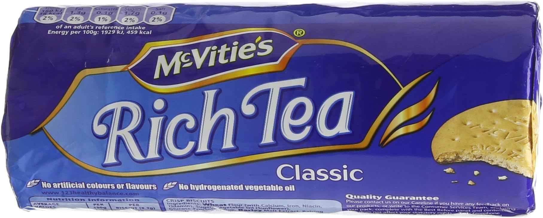 Simply Classic Rich Tea Biscuits, 7.05-Ounce Package (Pack of 6)