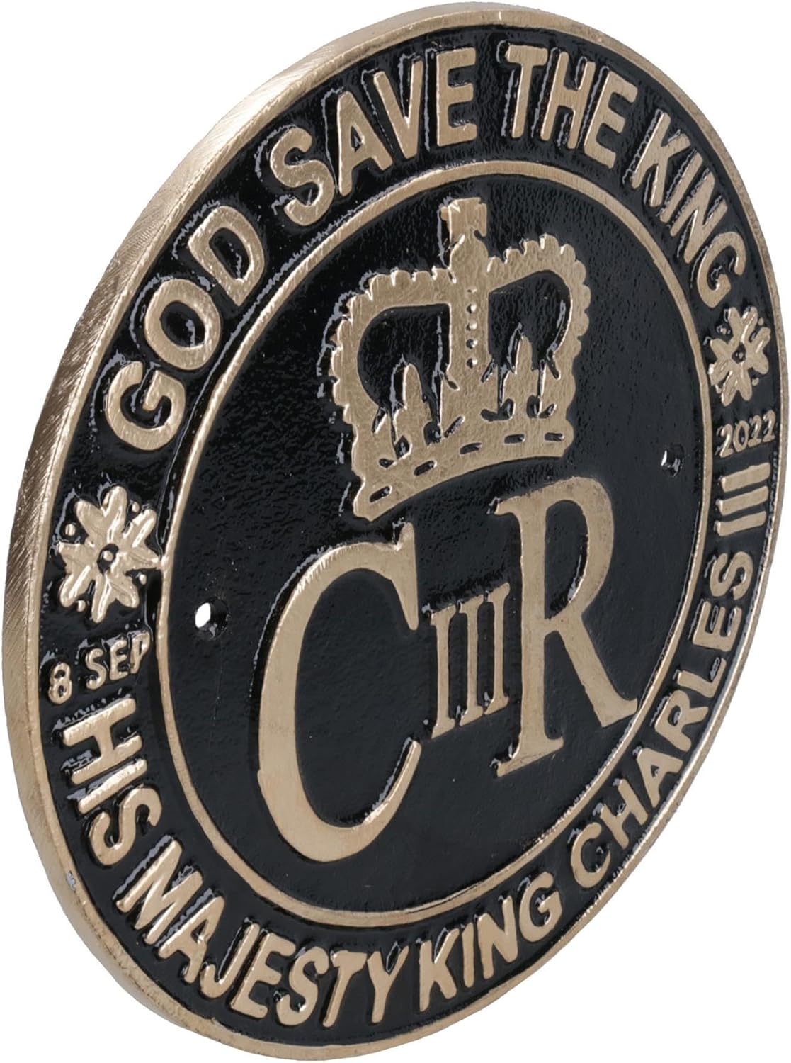 Charles Aluminium Sign Plaque Door Wall House Gate King Royal GB Britain