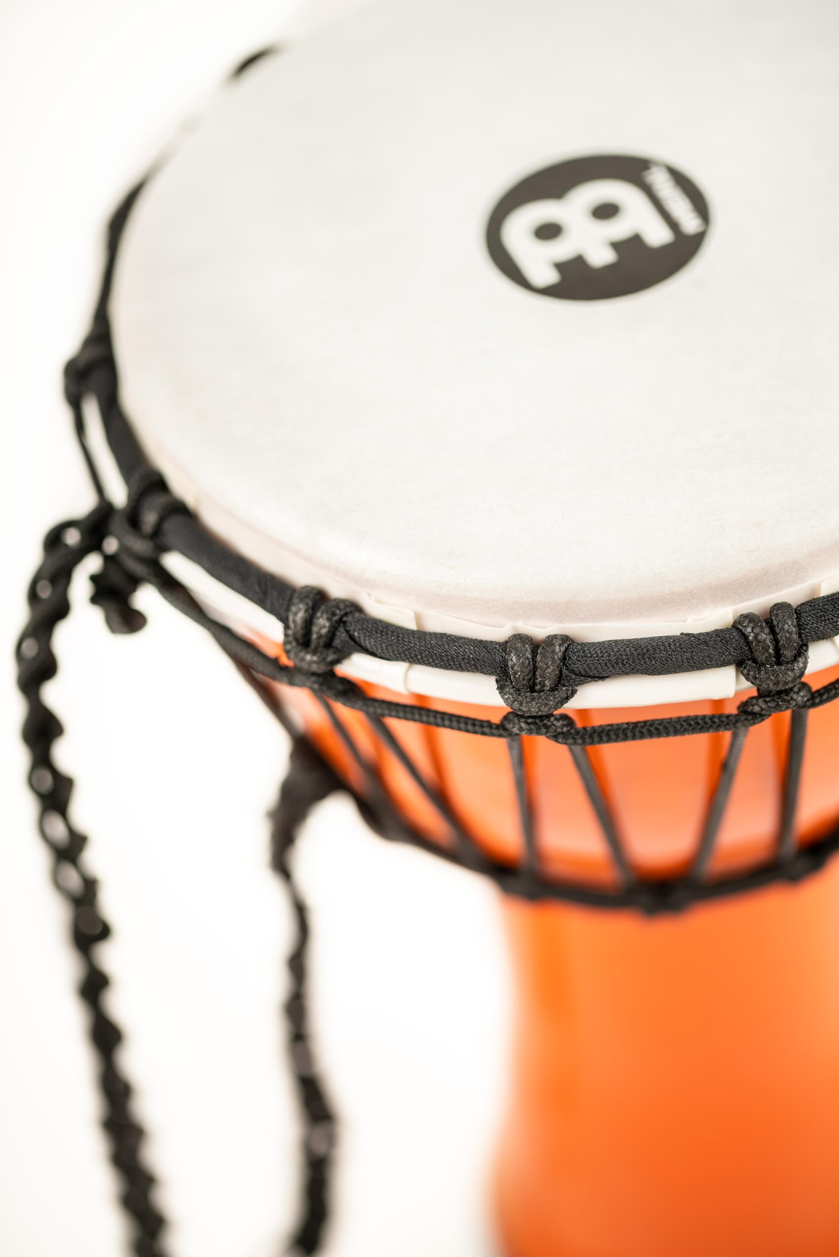Meinl Percussion 18cm Jr. Djembe, Instrument dla dzieci i dorosłych, Pomarańczowy (JRD-O)