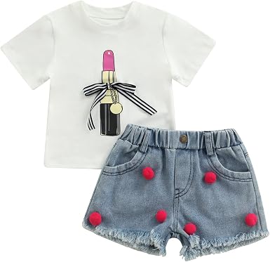 Toddler Kids Baby Girl Summer Outfits 