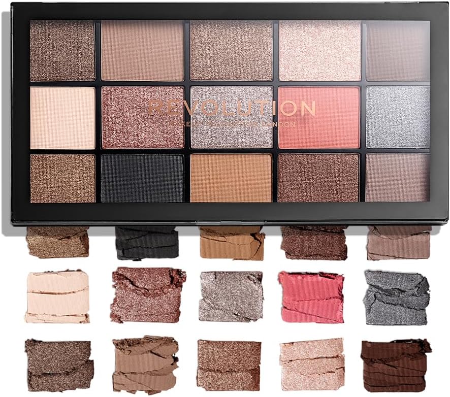 Reloaded, Eyeshadow Palette, Hypnotic, 15 Shades, 16.5g