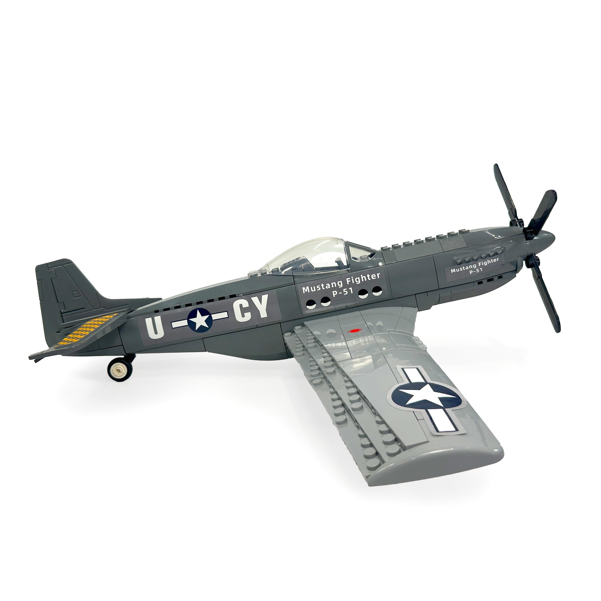 Amazon.co.jp: General Jim's P-51ミリタリーマスタング飛行機組み立て