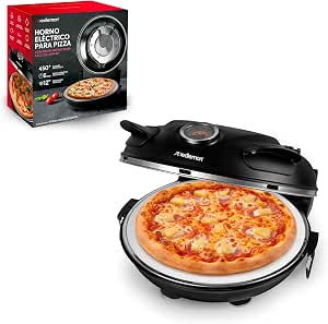 Redlemon Horno Eléctrico para Pizza con Piedra Refractaria Cerámica 30 cm