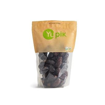 Yupik Organic Medjool Dates with Pits, 2.2 lb 35.2 oz, Non-GMO, Gluten-Free, Vegan, Kosher, Dried Fruits, Naturally Sweet, Sulphite-Free, Source of Fiber, Healthy Snacks, Ideal for Baking & Topping