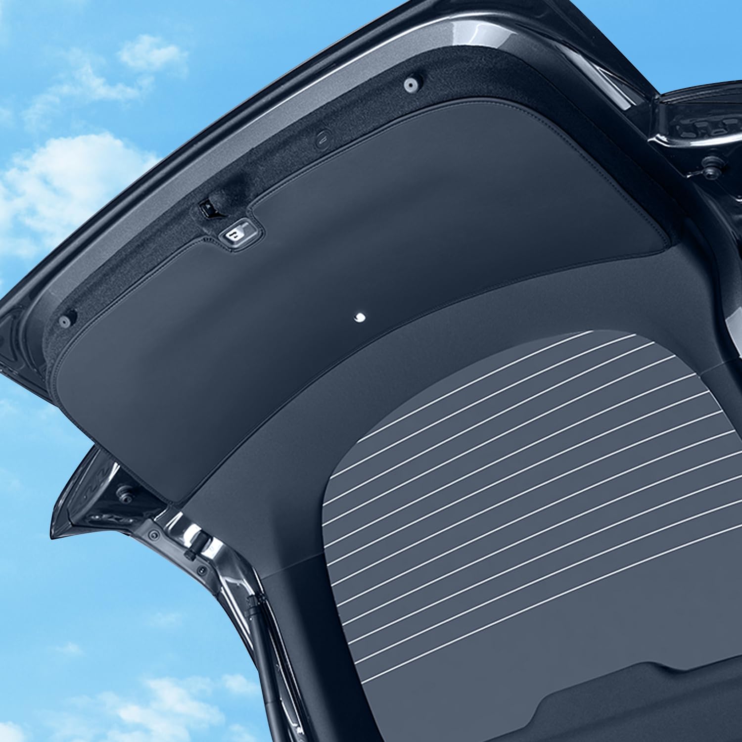 TOPABYTE Alfombrilla Protectora de Piel para Puerta Trasera de Maletero para Tesla Model Y Juniper 2025 2026 Protector de Maletero para Todo Tipo de Clima para el Nuevo Model Y Launch Series