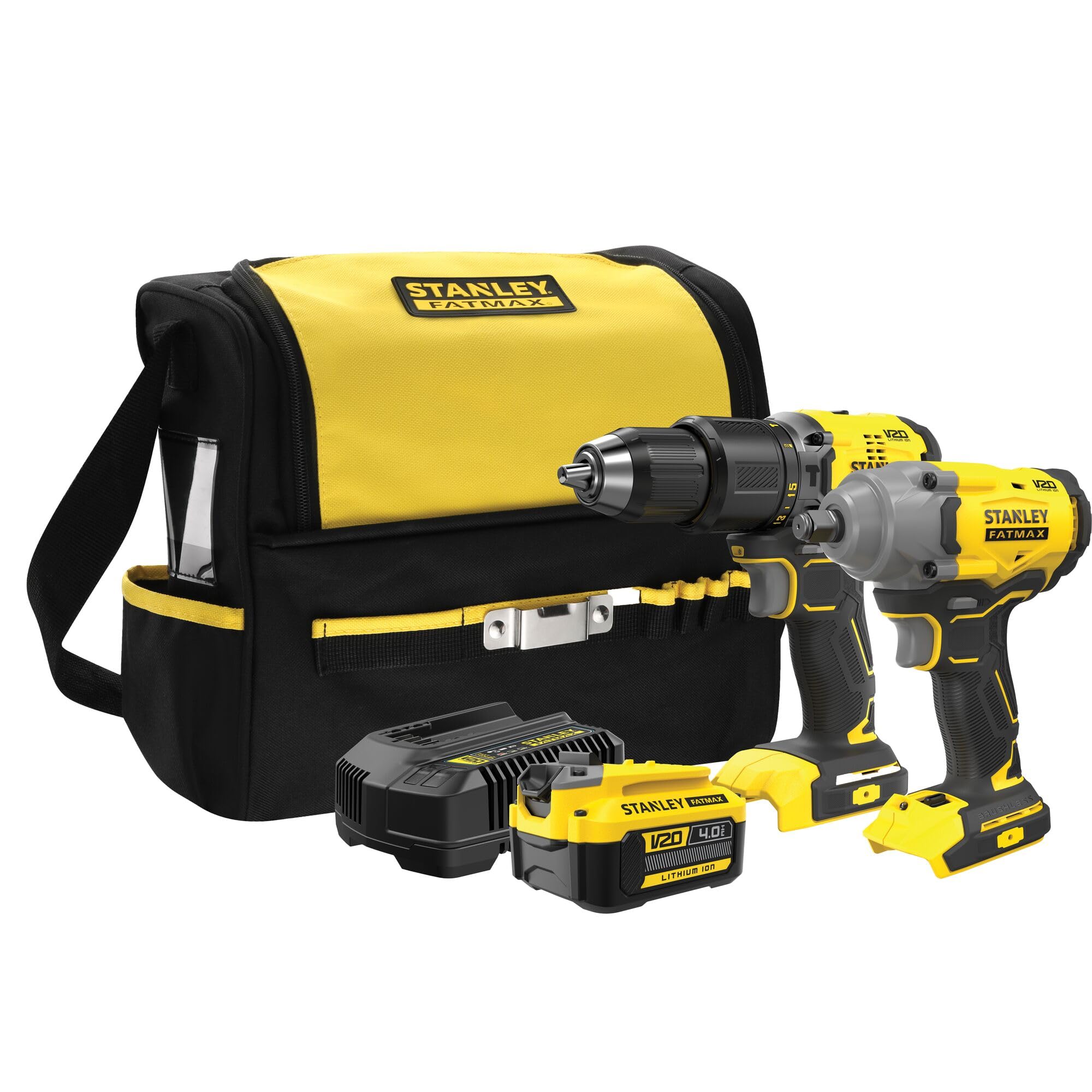 STANLEY Fatmax SFMCK217M1S-QW Set Softbag, SFMCD715 Kömürsüz Darbeli Matkap, SFMCF920 Darbeli…