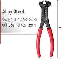 Vista 2 de Bates - Extractor de uñas de pata de gato, alicates de corte de extremo, extractor de grapas, herramienta de carpintero