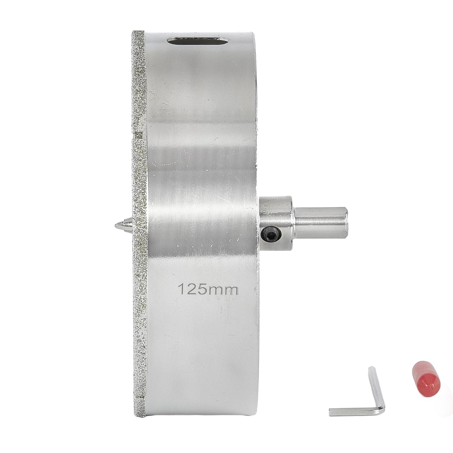 JINGLING 5インチ ダイヤモンドホールソー 125mm セラミックタイルドリルビット センターパイロットビットツール付き ガ