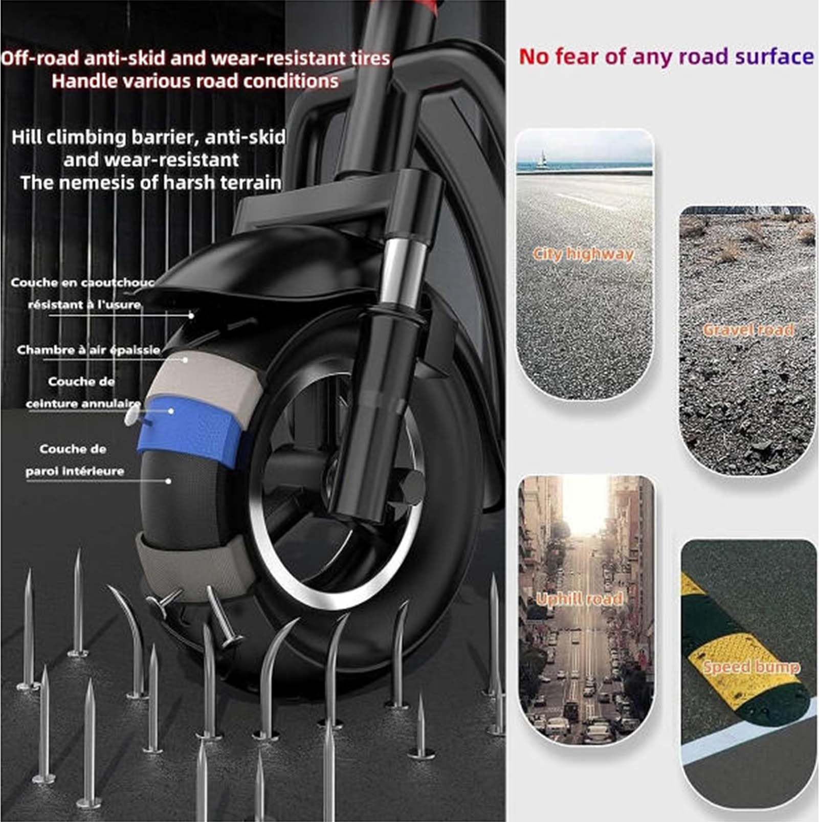 Generico Scooter per Mobilità a 3 Ruote Leggero e Pieghevole per Adulti e Anziani con Sedile Ergonomico e Batteria Rimovibile con Cestino