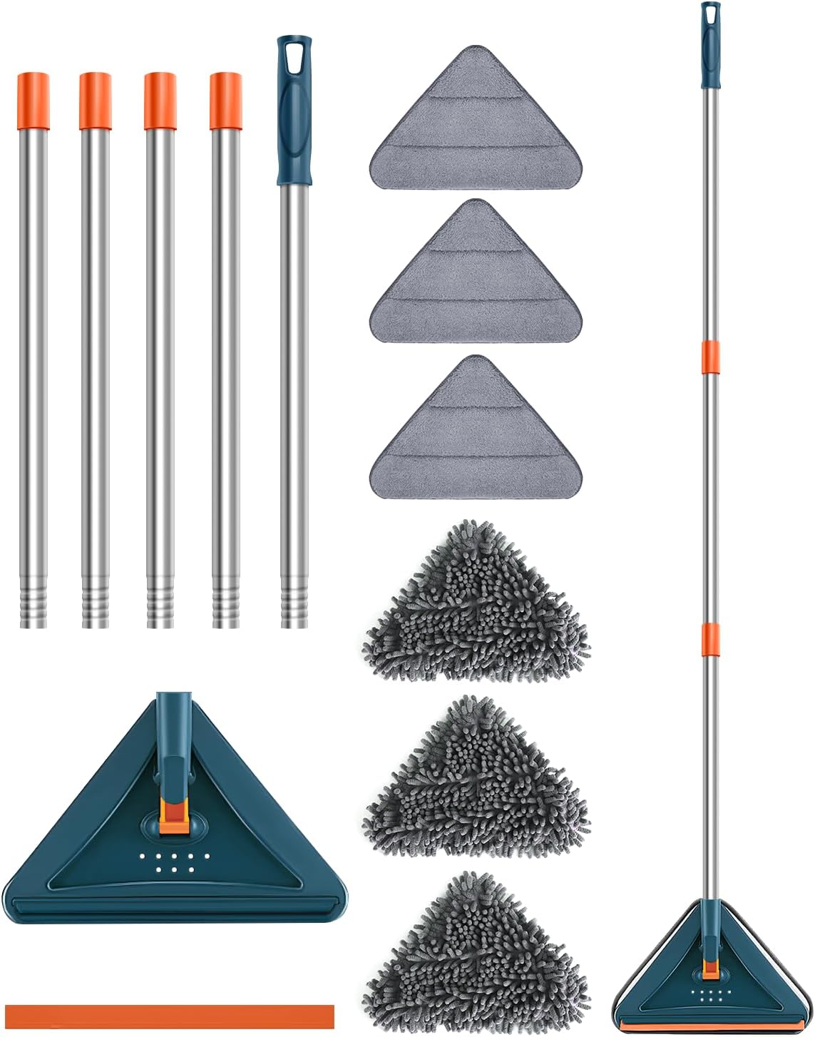 Wall Cleaner with Long Handle, 85'' Wall Washer Mops for