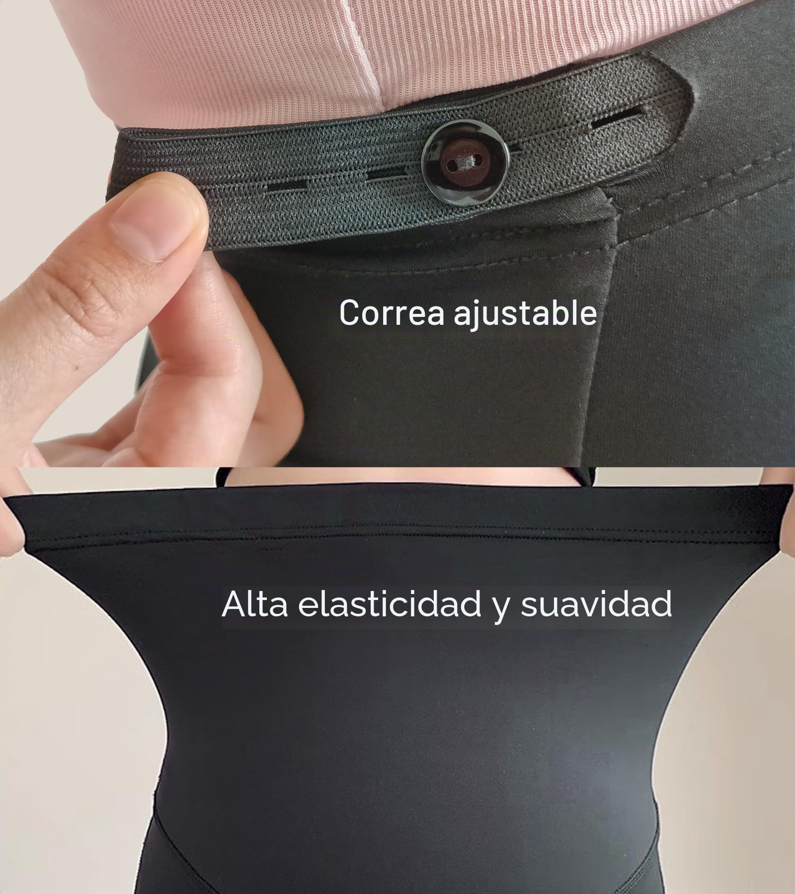 Premamá Pantalones, Leggings de Maternidad sobre el Vientre Mujer,Cintura Alta Acampanados Pantalones de Yoga