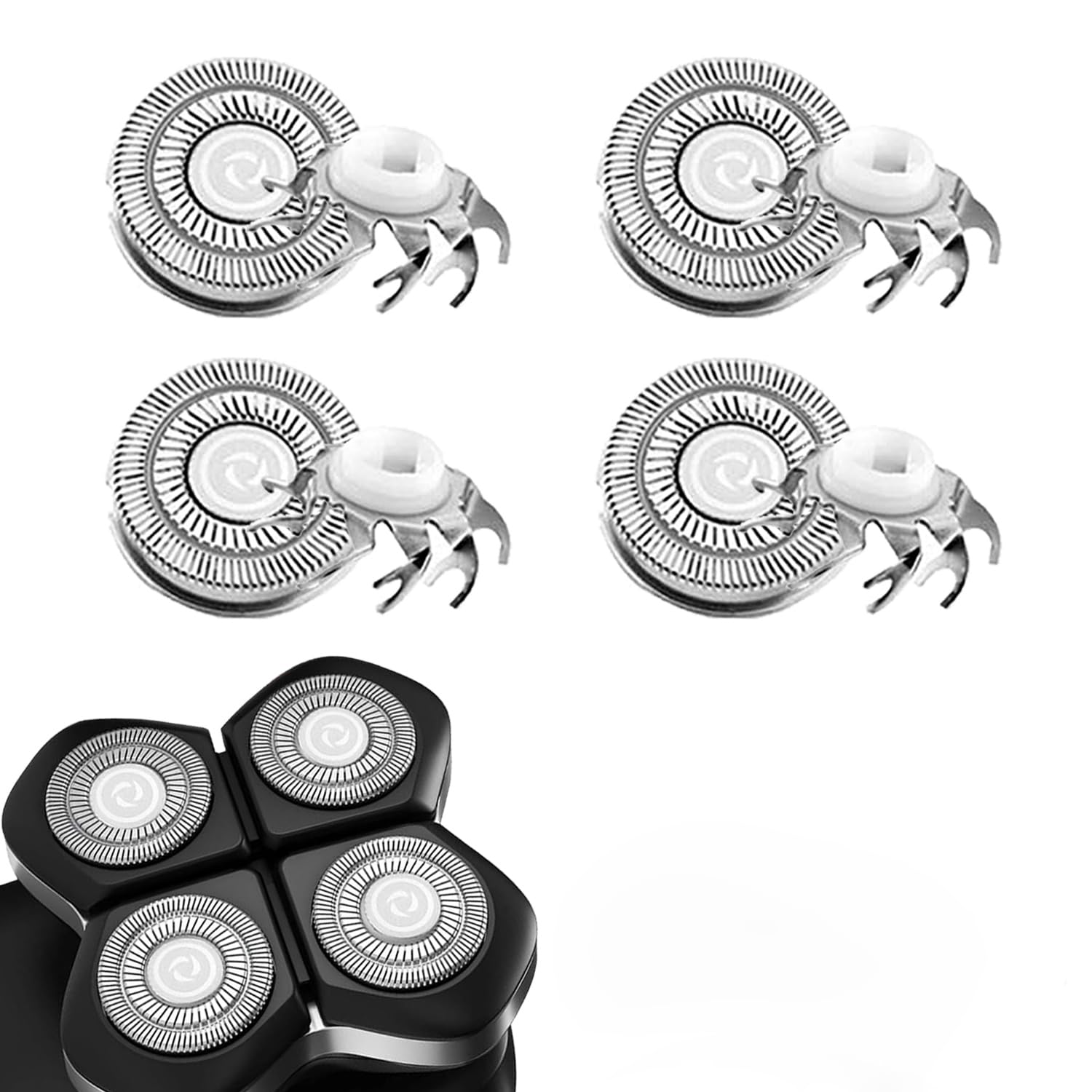 Head Replacement Shaver Blades Compatible with Free Bird Flex Series Pro Electric Head Shaver