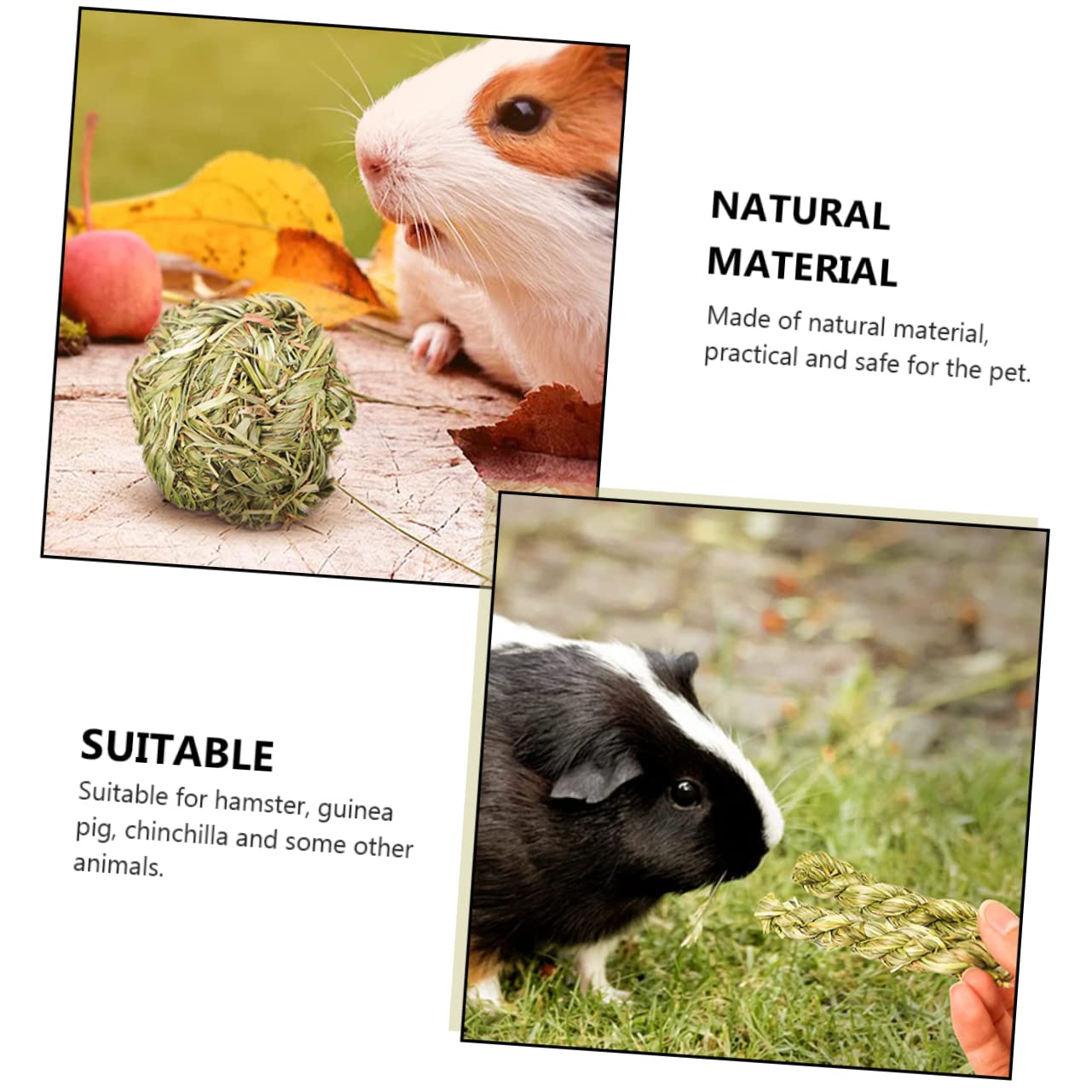 VANZACK 27pièces Jouets à Mâcher pour Rongeurs Accessoires pour Chinchillas Et Cochons Amusants Et Favorisant Hygiène Et