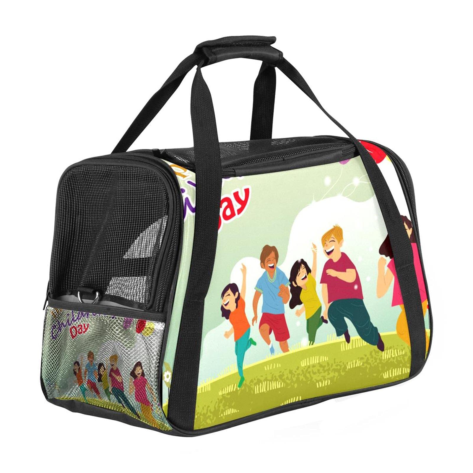Sac de transport animal domestique avec impression exclusive et finitions douces