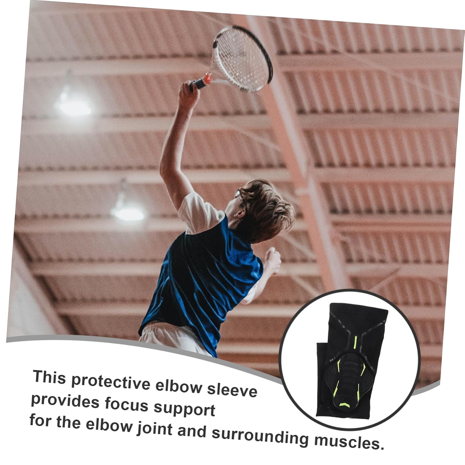 UKCOCO Breathable Arm Elbow Sleeve Comfortable Elbow Guard for Sports Padded Arm Protector for Basketball Football and Outdoor Activities Sweat Absorbent Design