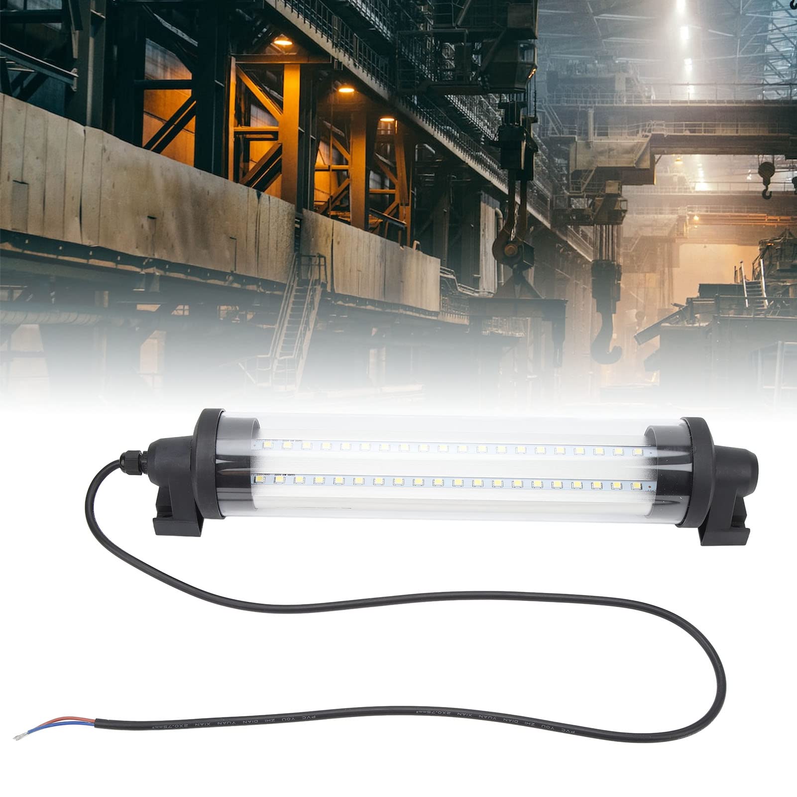 Generic LED do Obrabiarek Trwała, Wodoodporna 2400 Lm do Użytku Wewnątrz i na Zewnątrz w środowiskach Przemysłowych 110–220 V