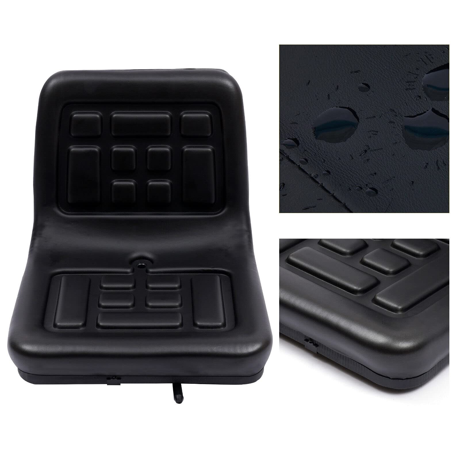 Asiento universal para tractor, asiento elevador, tractor de césped, estable, duradero, cómodo, ajustable, fácil de instalar