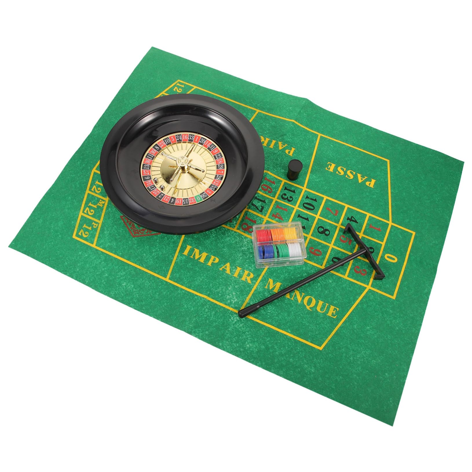 1set Gioco Della Ruota Del Poker Da Tavolo Ruota Rotante Per Feste e Eventi Facile Da Usare Compatte e Leggere Include Tappeto e Gettoni Per Riunioni Con Amici e Attività