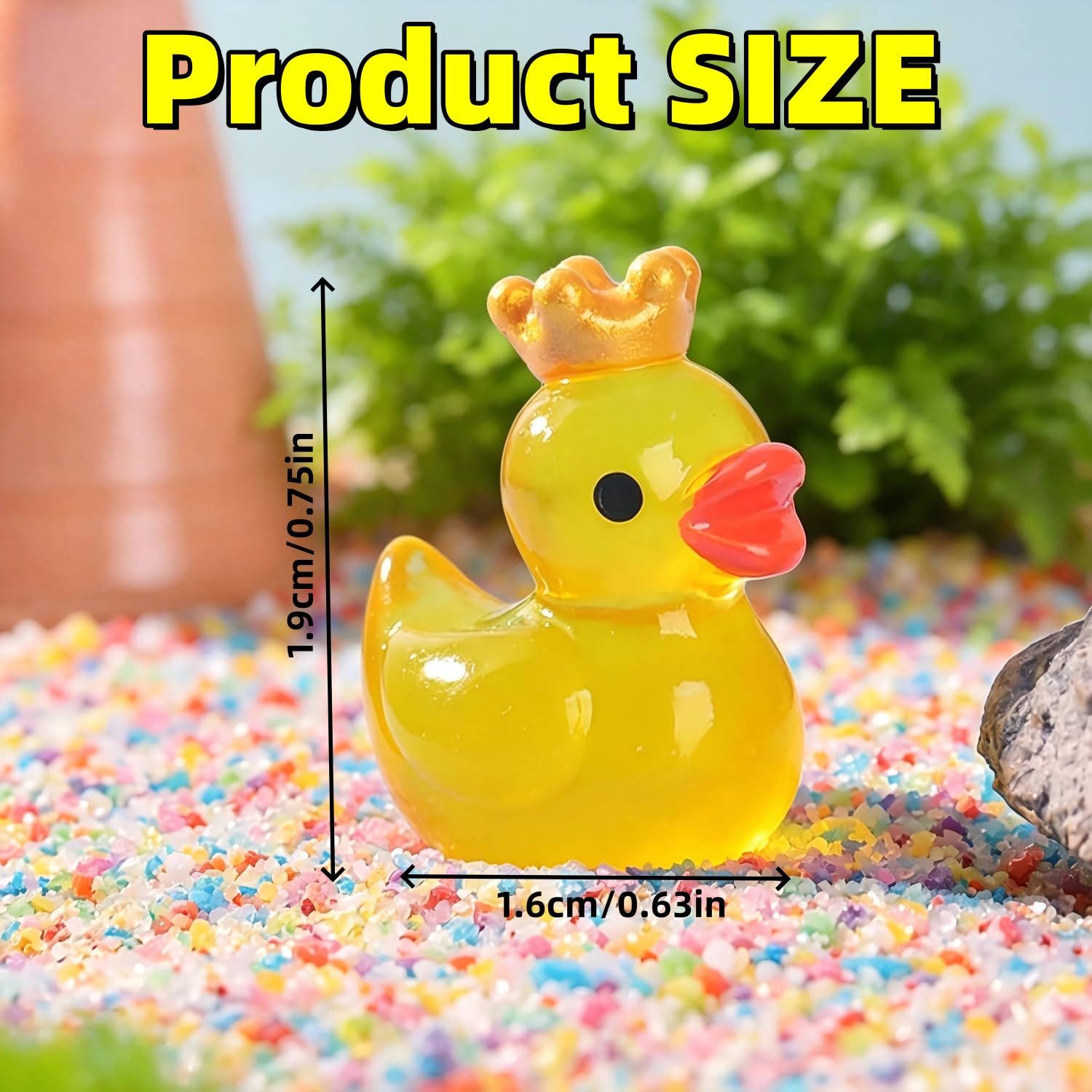 40 sztuk mini figurek z żywicy syntetycznej, realistyczna miniaturowa dekoracja kaczek, małe zwierzęta ogrodowe do ogrodu wróżek, sukulentów, mikrokrajobrazu, terrarium i dekoracji stołu