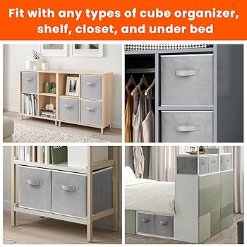 ウェア CUBE Amazon.com - HNZIGE 11x11 Cube Storage Bins for Cube