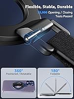 Vista 5 de SUPERONE for MagSafe Phone Grip with Finger Strap, Removable Magnetic Ring Holder with Kickstand Finger Loop, MagSafe Accessories for iPhone