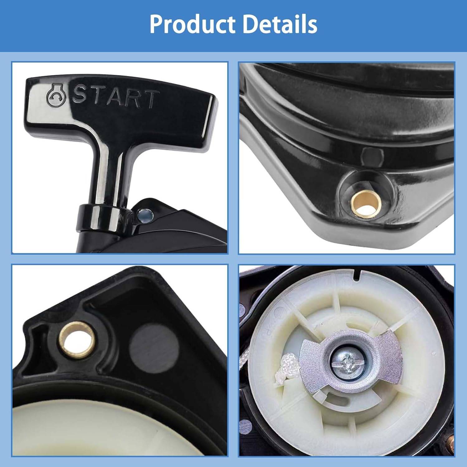 A051003411 Backpack Blower Recoil Starter Assembly for Echo PB-8010 PB-9010 Series Blowers Rewind String Trimmer Pull Starter