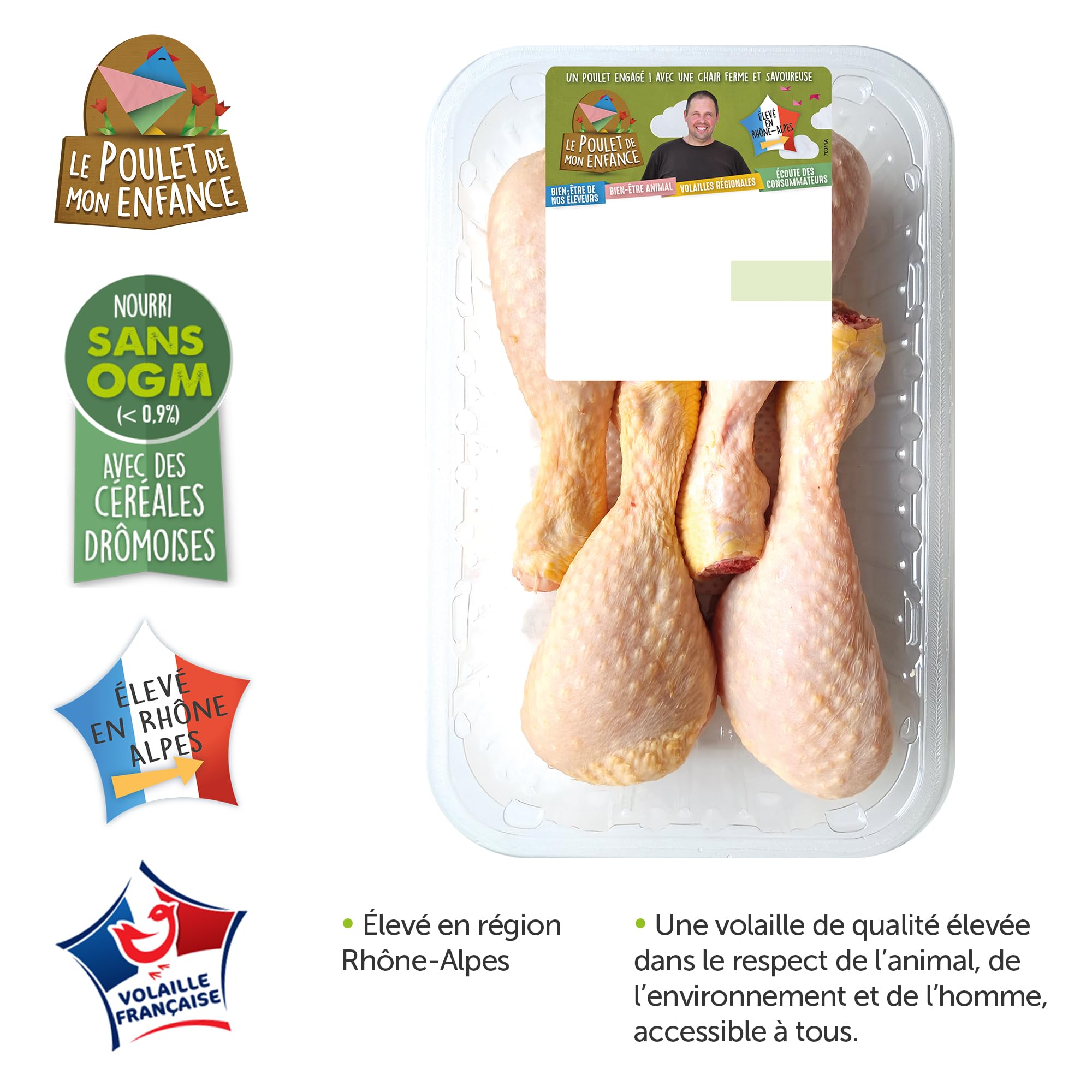 Royal Bernard - Colis de Viande de volaille Française - Le Poulet de mon Enfance