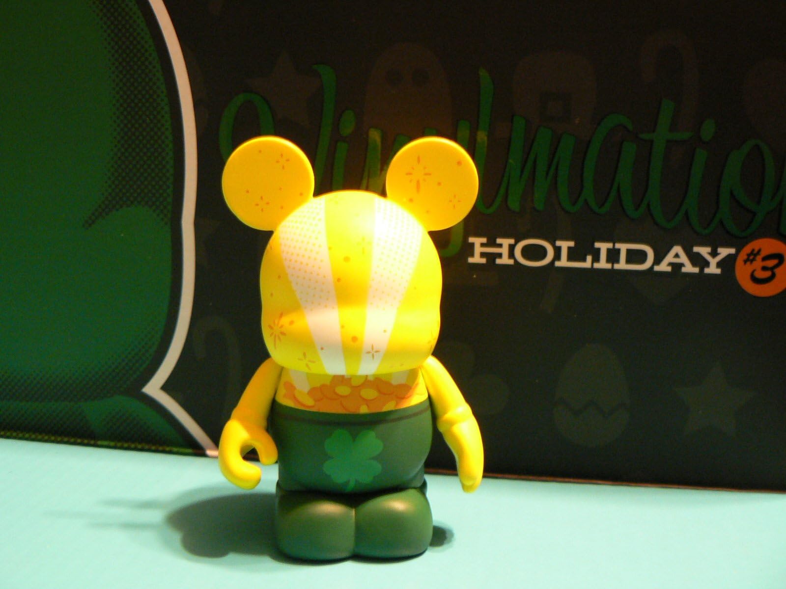 Disney Vinylmation Holiday 3 St. Patricks Day Pot of Gold 3" Mystery Figure Theme Park Exclusive New