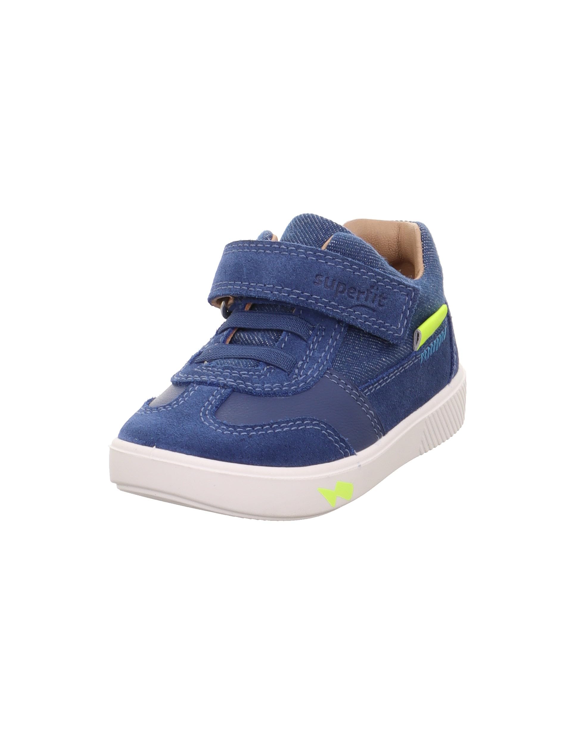 Superfit Boys' Supies Trainers, Blue Yellow 8000, 7 UK Child