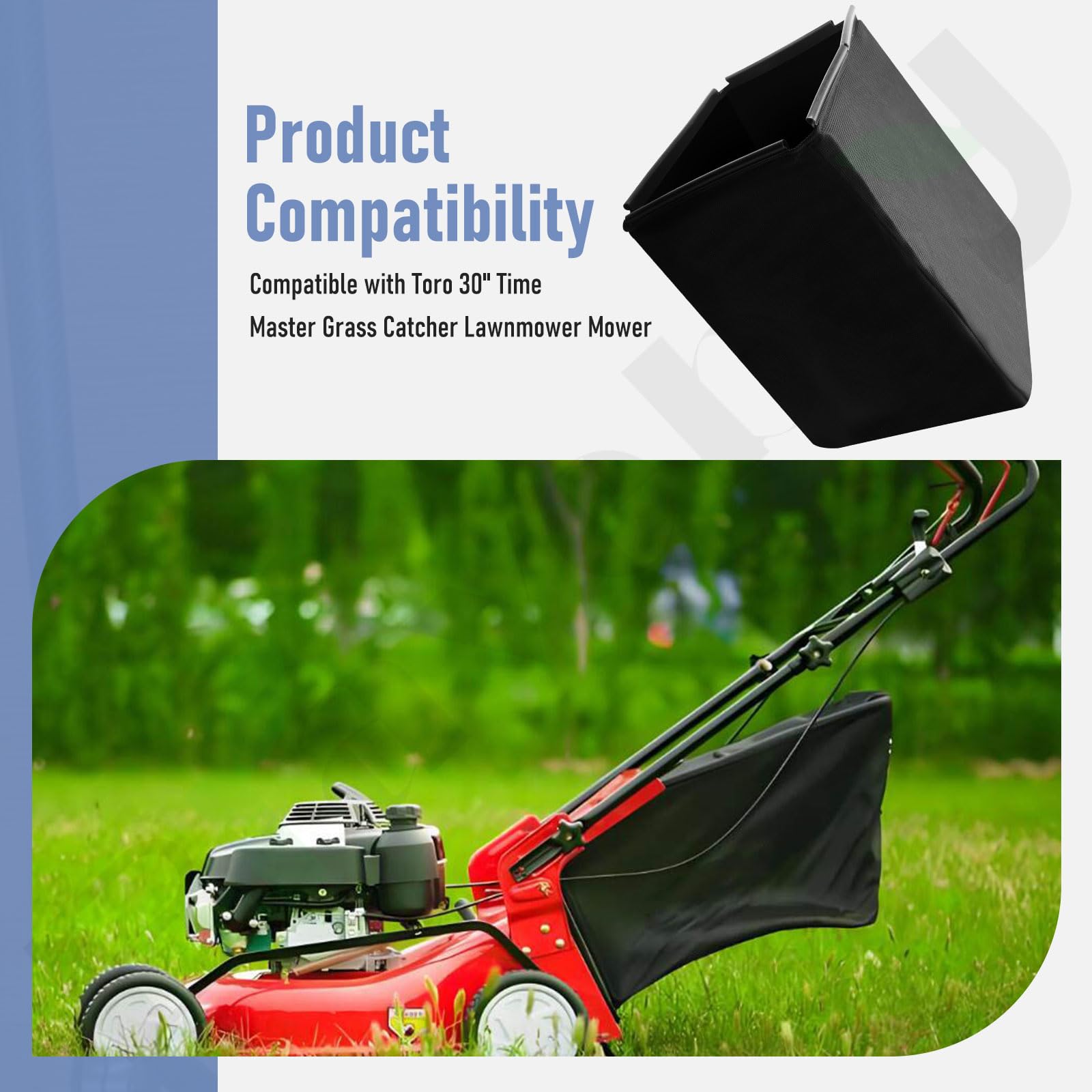 BaoBag 121-5770 - Bolsa de césped Compatible con Toro TimeMaster de 30 Pulgadas (1)