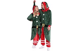 Jolly Christmas Flannel Onesie for Men