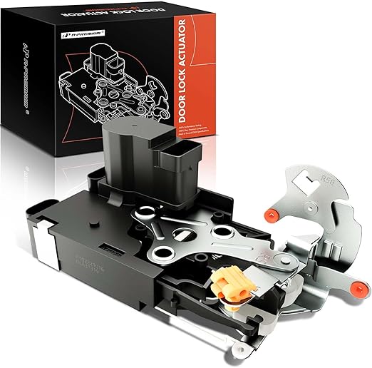 A-Premium Door Lock Latch Actuator Compatible with Cadillac Escalade, Chevy Chevrolet Avalanche, Silverado, Suburban, Tahoe & GMC Sierra, Yukon - Front Right Passenger Side, # 15053682, 15068500