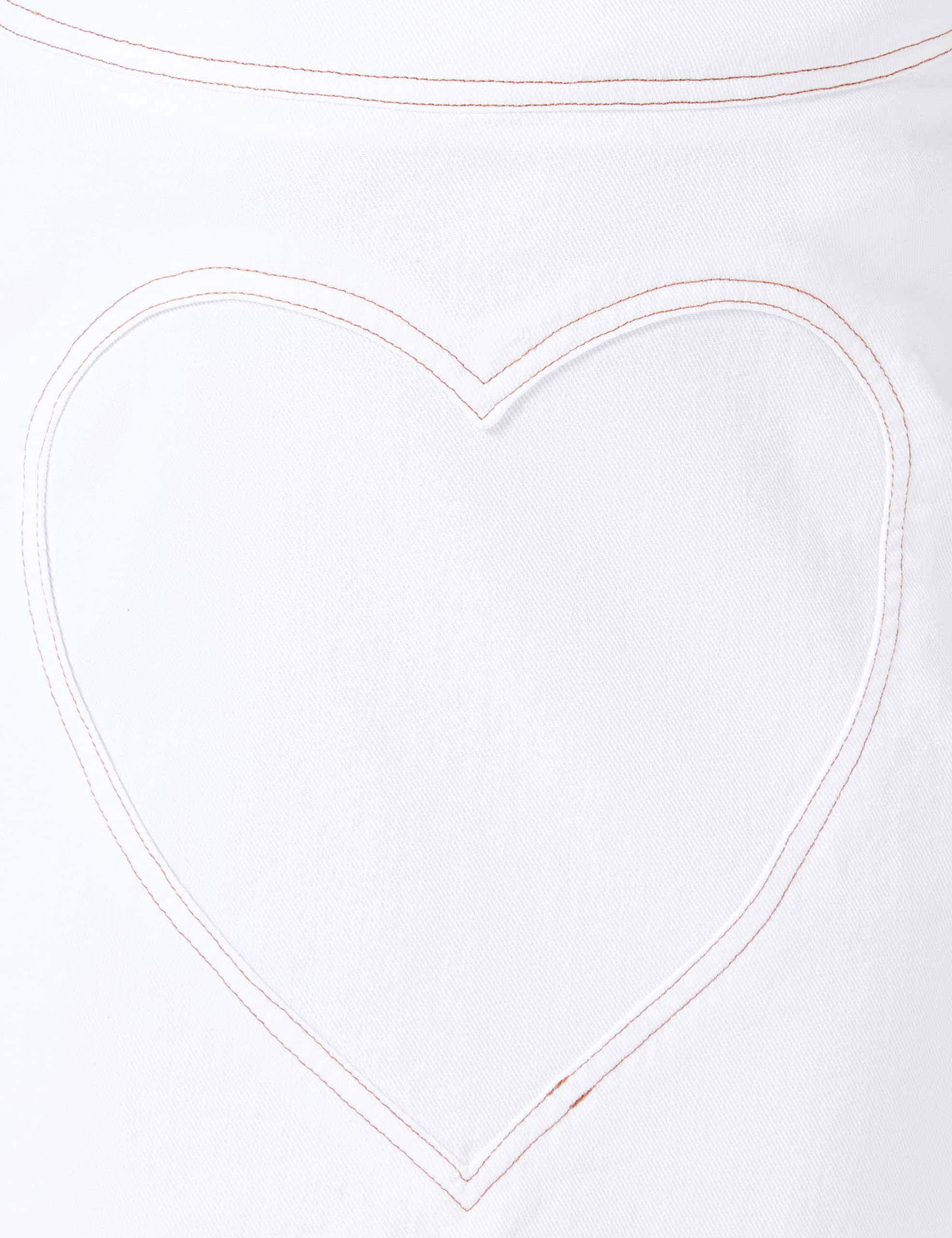 Love Moschino Minifalda con Diseño de Corazón Mujer