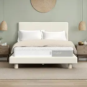 Casper Sleep Colchão Queen híbrido original – sensação média com suporte zoneado – isolamento de movimento – respirável, espuma de memória refrescante – teste de 100 noites – CertiPUR-US