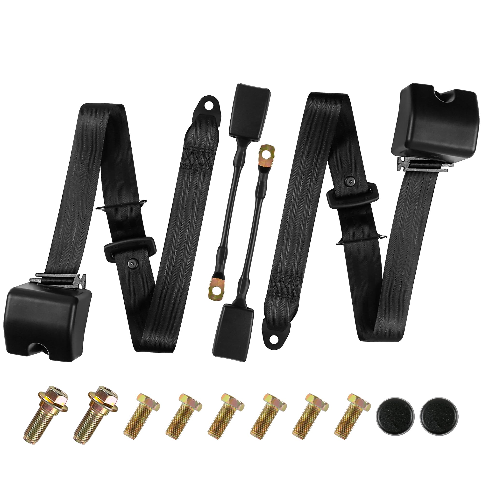 Photo 1 of ZAQAVES 3-Point Retractable Seat Belt Harness Kit