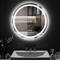 ChillCruiser UK-090-RN-6060 Specchio da bagno rotondo a LED 600 MM