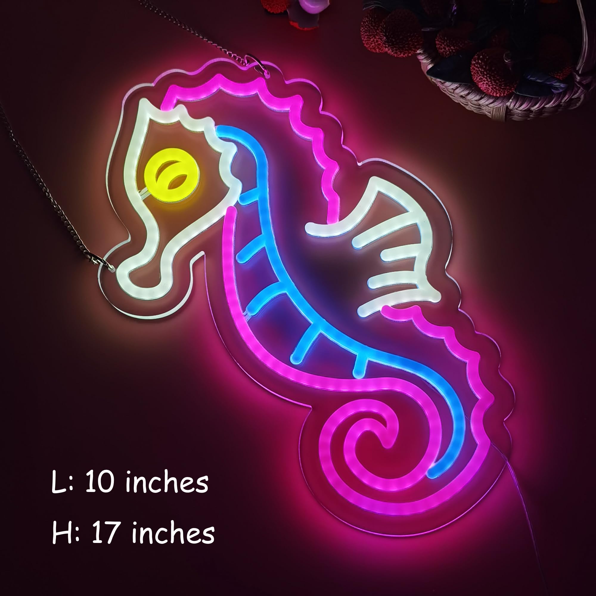 Novelty Seahorse Neon Sign Art Wall Lights for Business Beer Bar