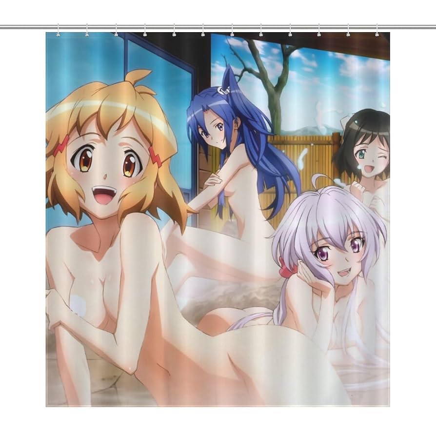 （最初期グッズ）ガールズ&パンツァー　シャワーカーテン magnet_171393670600.jpg