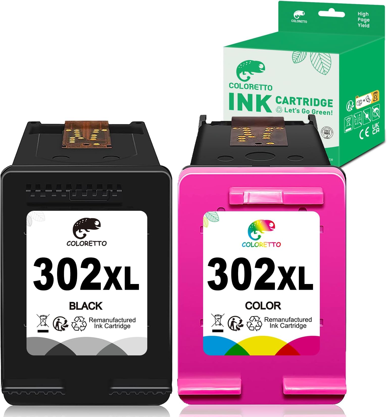 Druckerpatronen 302 XL F&uuml;r HP OfficeJet 1110 3830 3831 3832 3833 3834 3835 4650