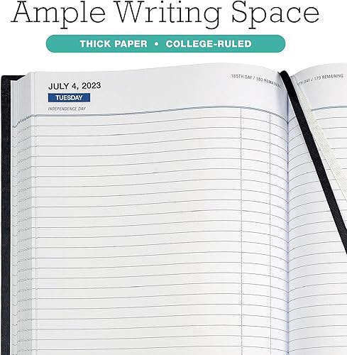 Miniatura 3 de Diario y planificador profesional de tapa dura 2023 - 7-34 x 12 pulgadas