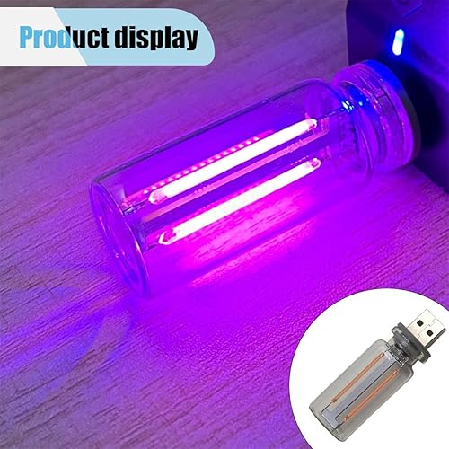 Miniatura 6 de Luz de ambiente LED USB, lámparas retro ambientales USB enchufables, mini luz LED de noche de carga para interfaz de automóvil para pasillo,