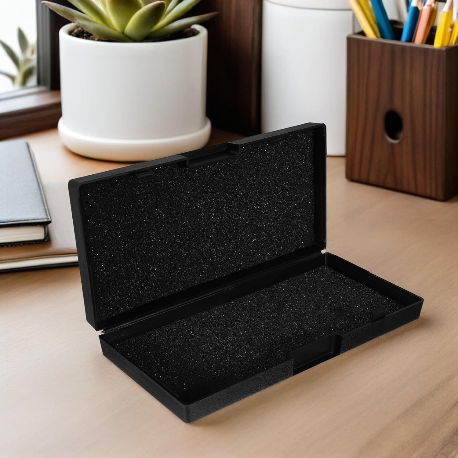 2pcs Micrometer Storage Box for Machinists and Technicians, Portable Outside Micrometer Protective Case, Precision Tool Organizer for Industrial Measurement