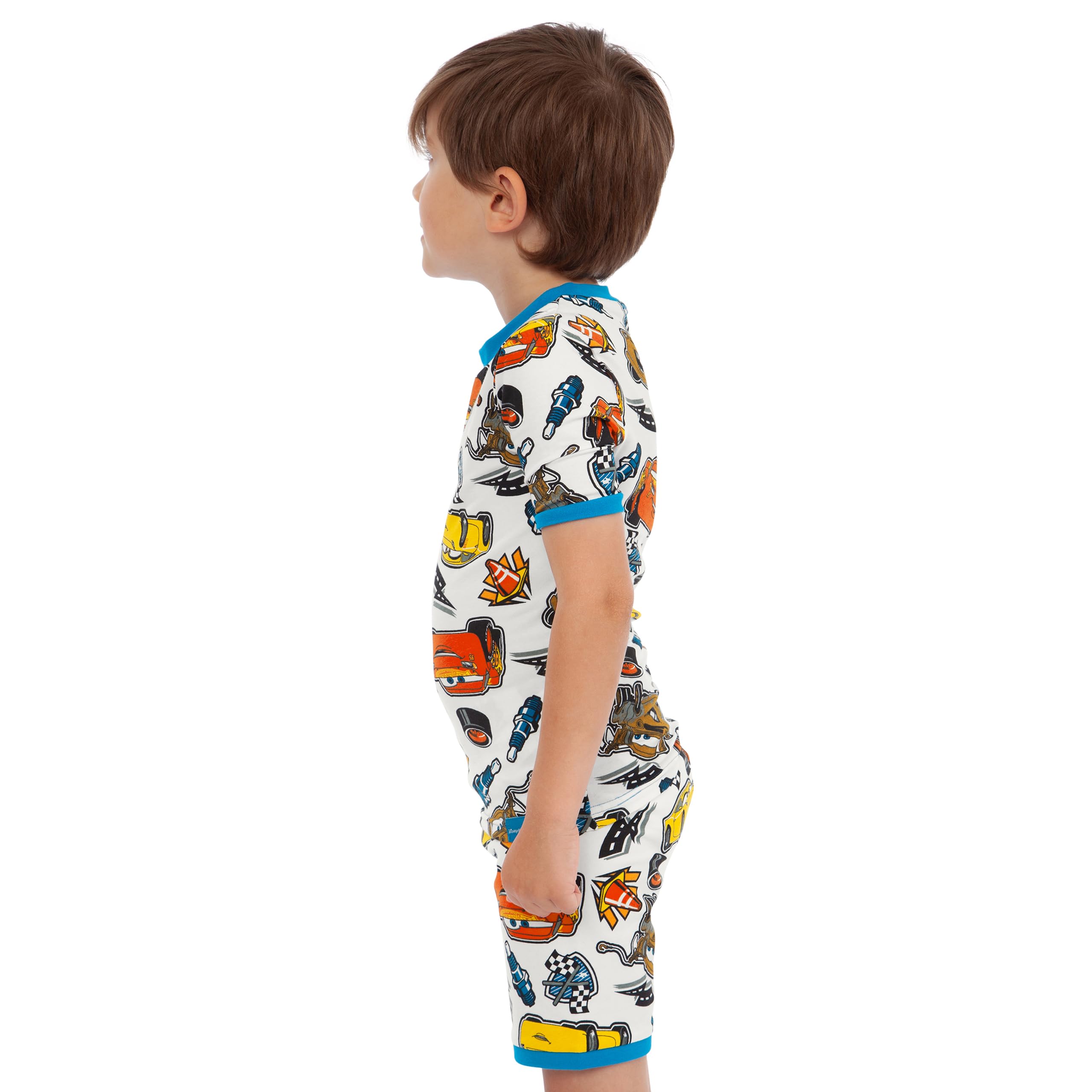 Disney Cars Pyjama | Ensembles de Pyjama Garçon Flash Mcqueen | Bien Ajusté Pyjama pour Enfants