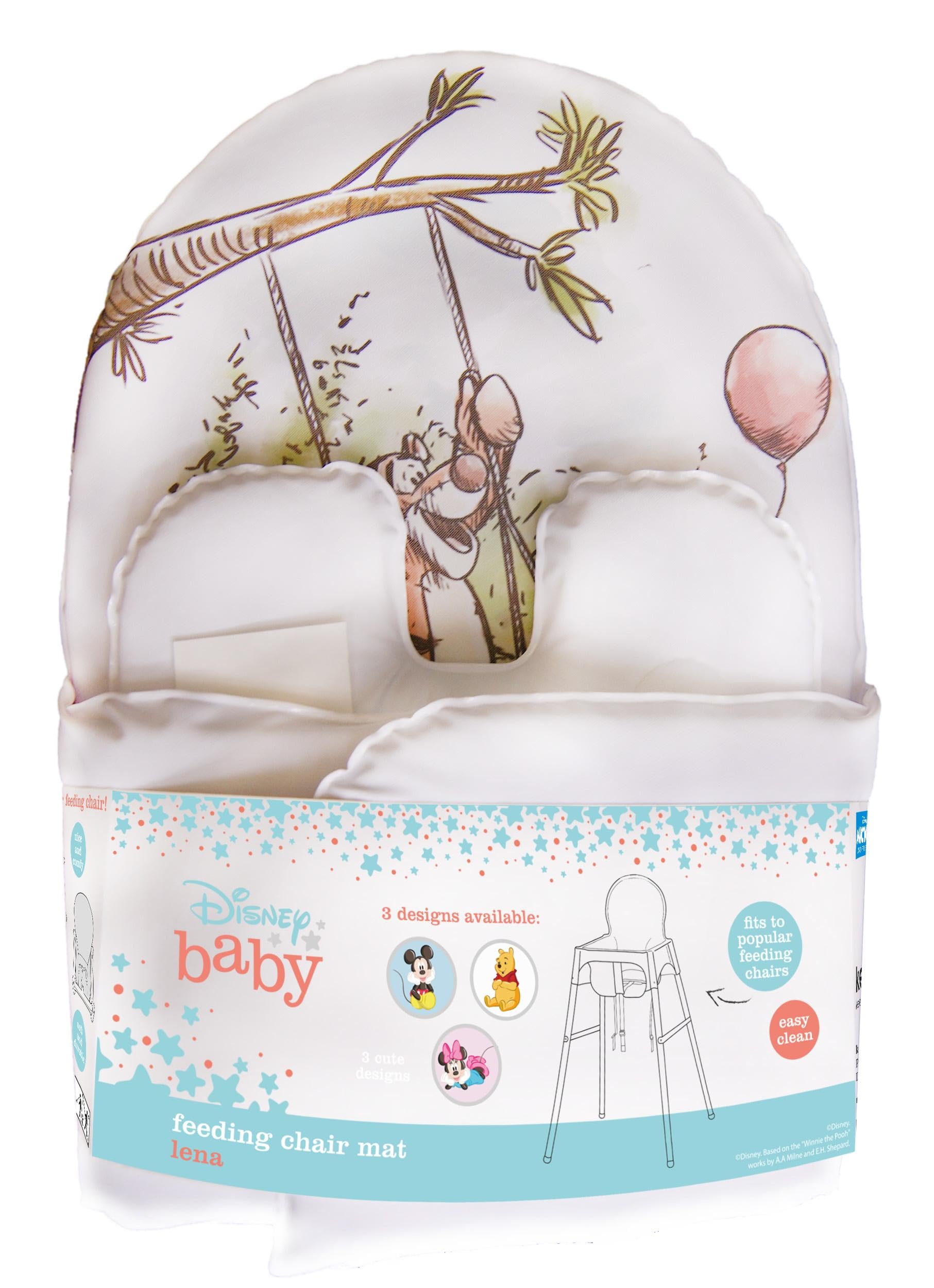 Keeeper Cuscino per Seggiolone Winnie the Pooh Bianco