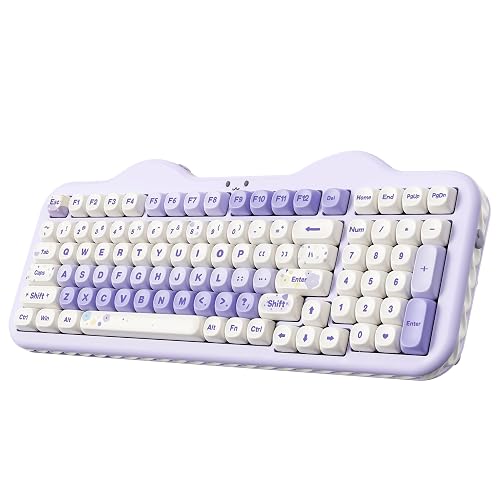 YUNZII C98 Wireless Mechanical Keyboard with Number Pad,99 Key BT5.0/2.4G/USB-C